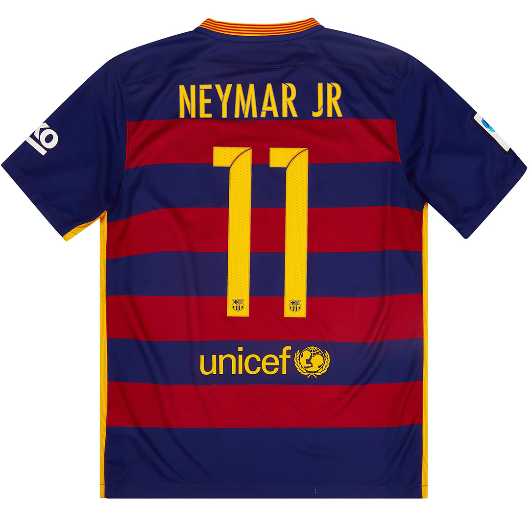 NEYMAR JR 11 Barcelona Home Retro Jersey 2015/16