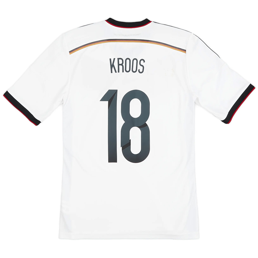 Kroos 18 Germany Home Jersey World Cup 2014