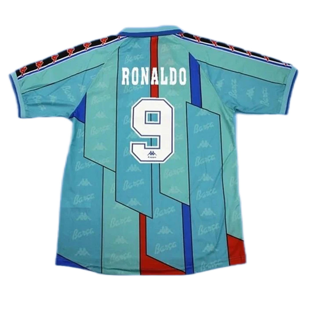 Barcelona Ronaldo 9 Retro Jersey Away 1996/97