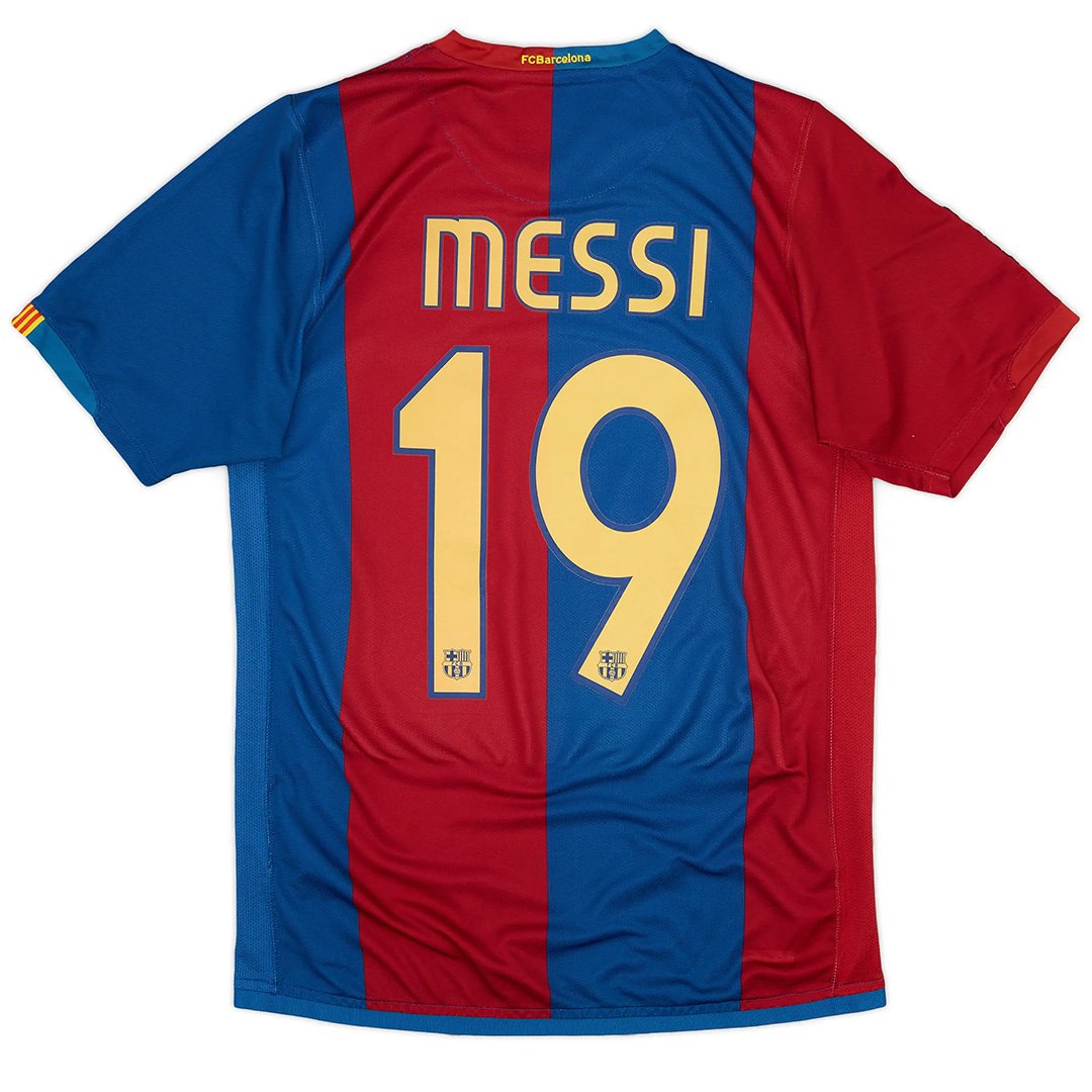 Messi 19 Barcelona Retro Home Jersey 2006/07