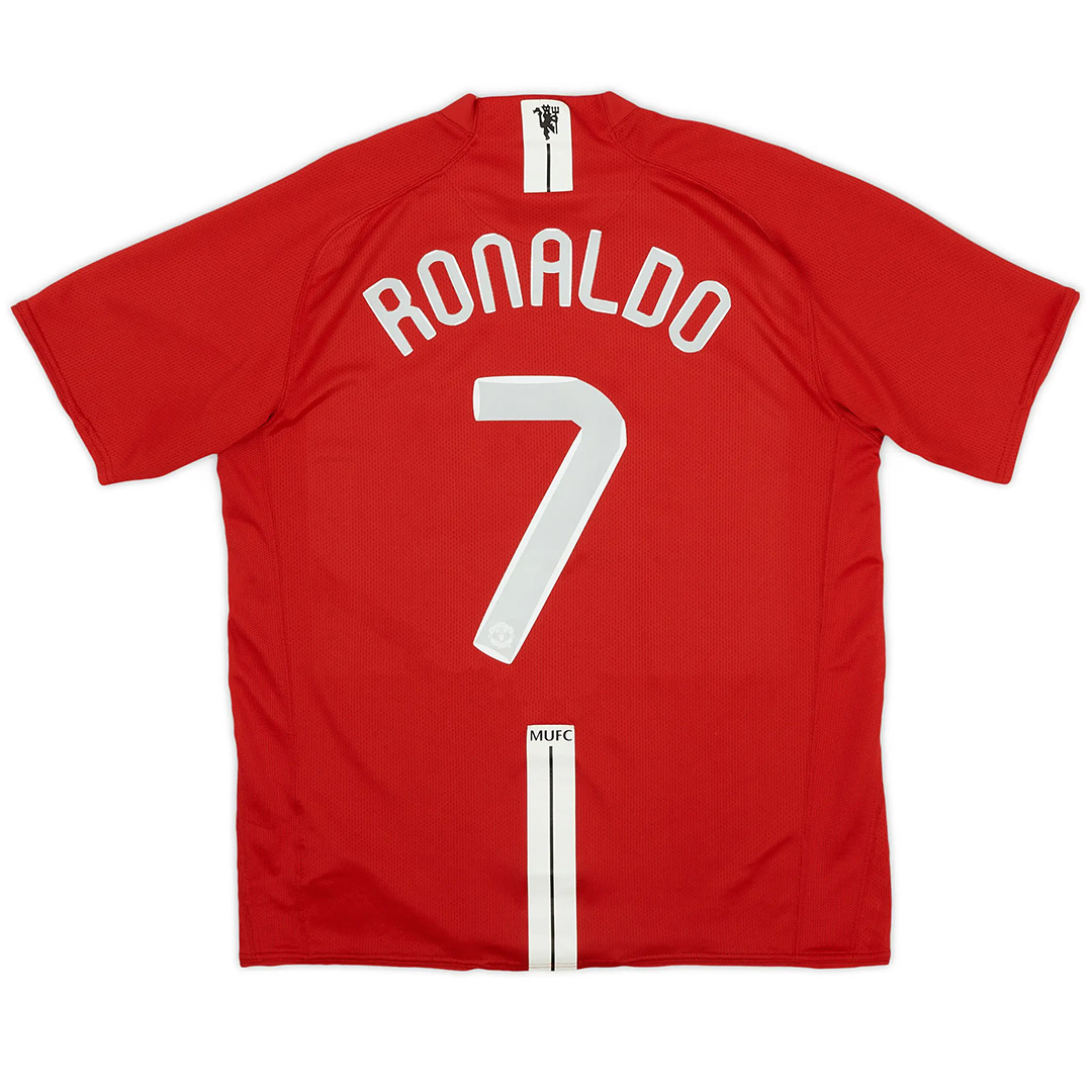 RONALDO 7 Retro Manchester United UCL Final Home Jersey 2007/08