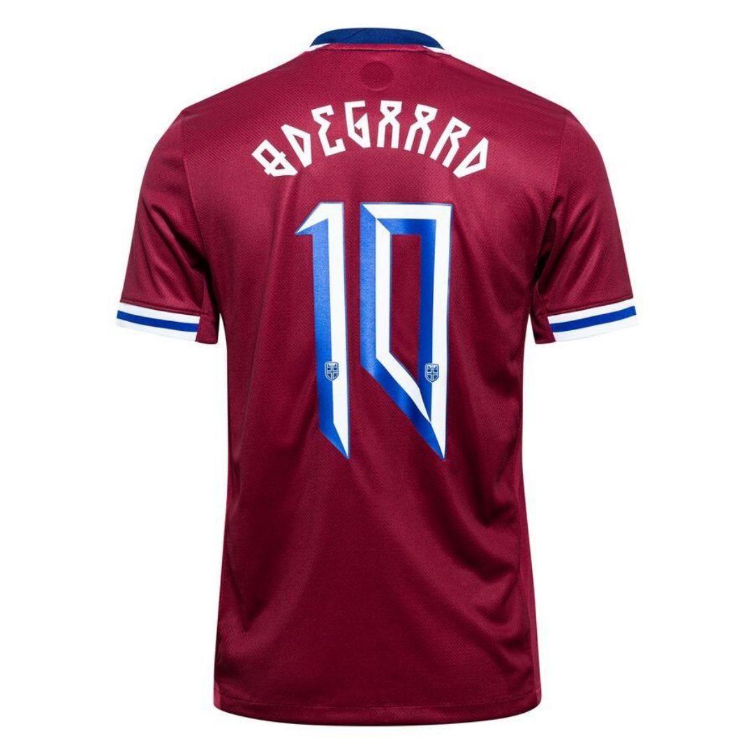 ØDEGAARD 10 Norway Home Jersey 2024