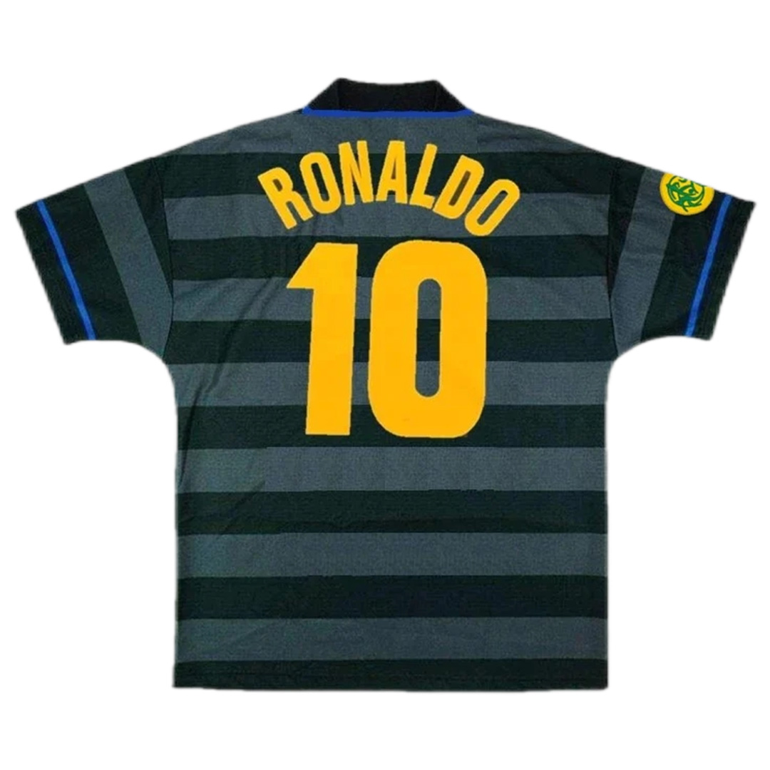 Ronaldo 10 Retro Inter Milan UEFA Cup Away Jersey 1997/98