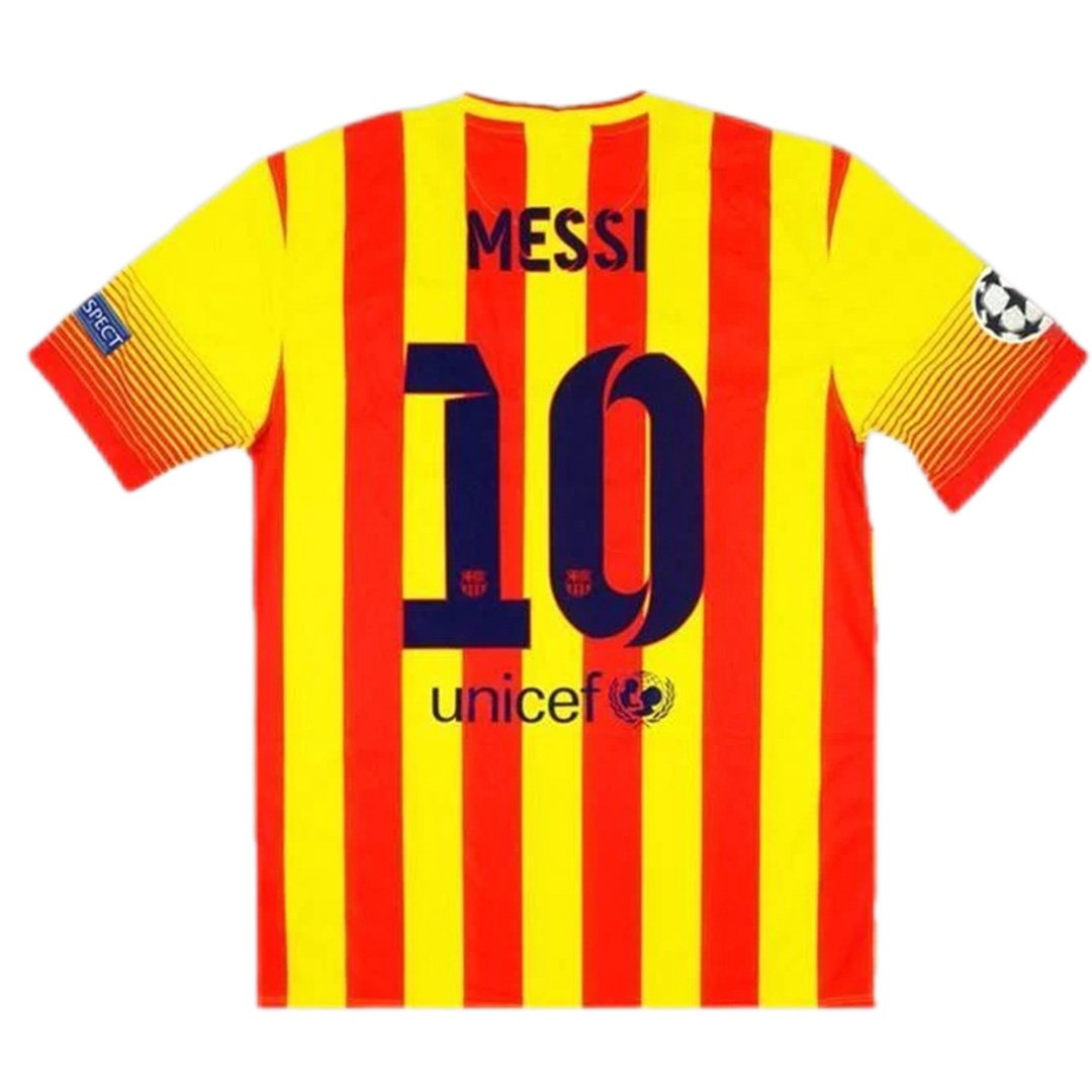 Messi 10 Retro Barcelona Away Jersey 2013/14