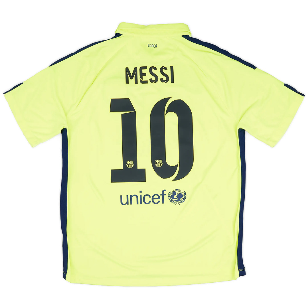 Messi 10 Retro Barcelona Third Jersey 2014/15