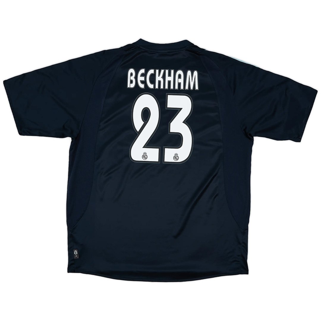 Retro Real Madrid BECKHAM 23 Home Jersey 2003/04