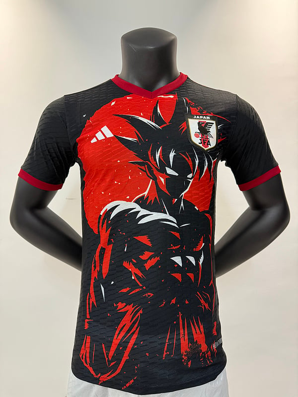 Japan red and black saiyan