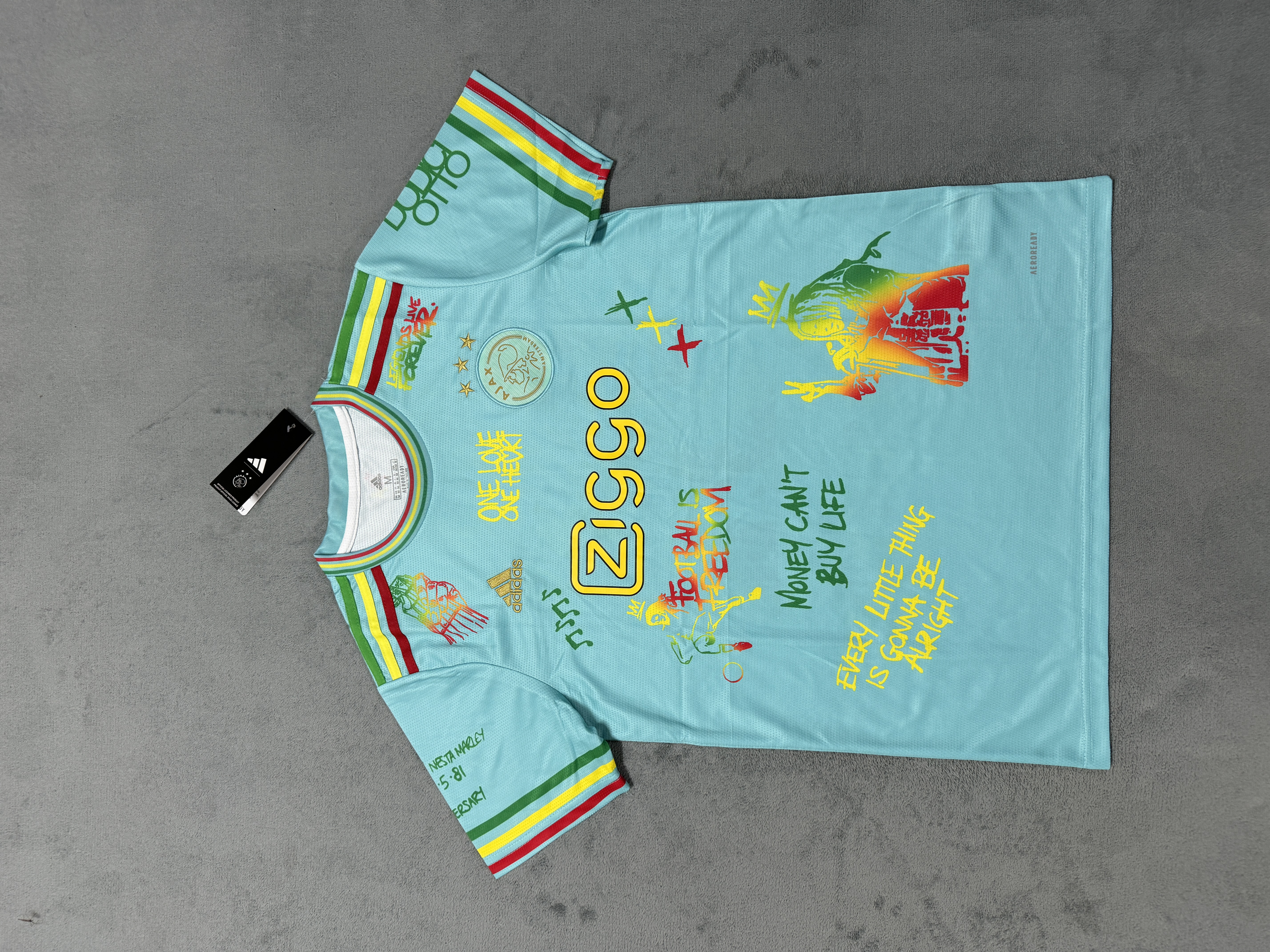 Fans Version 25/26 Ajax Graffiti Light Blue