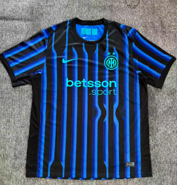 Fans Version 25/26 Inter Milan home  have Spotify Logo Text