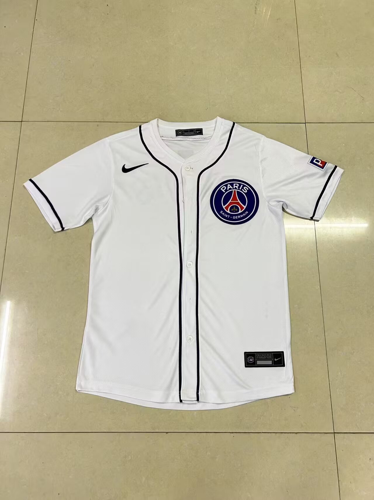 Fans Version 25/26 Paris baseball jersey white