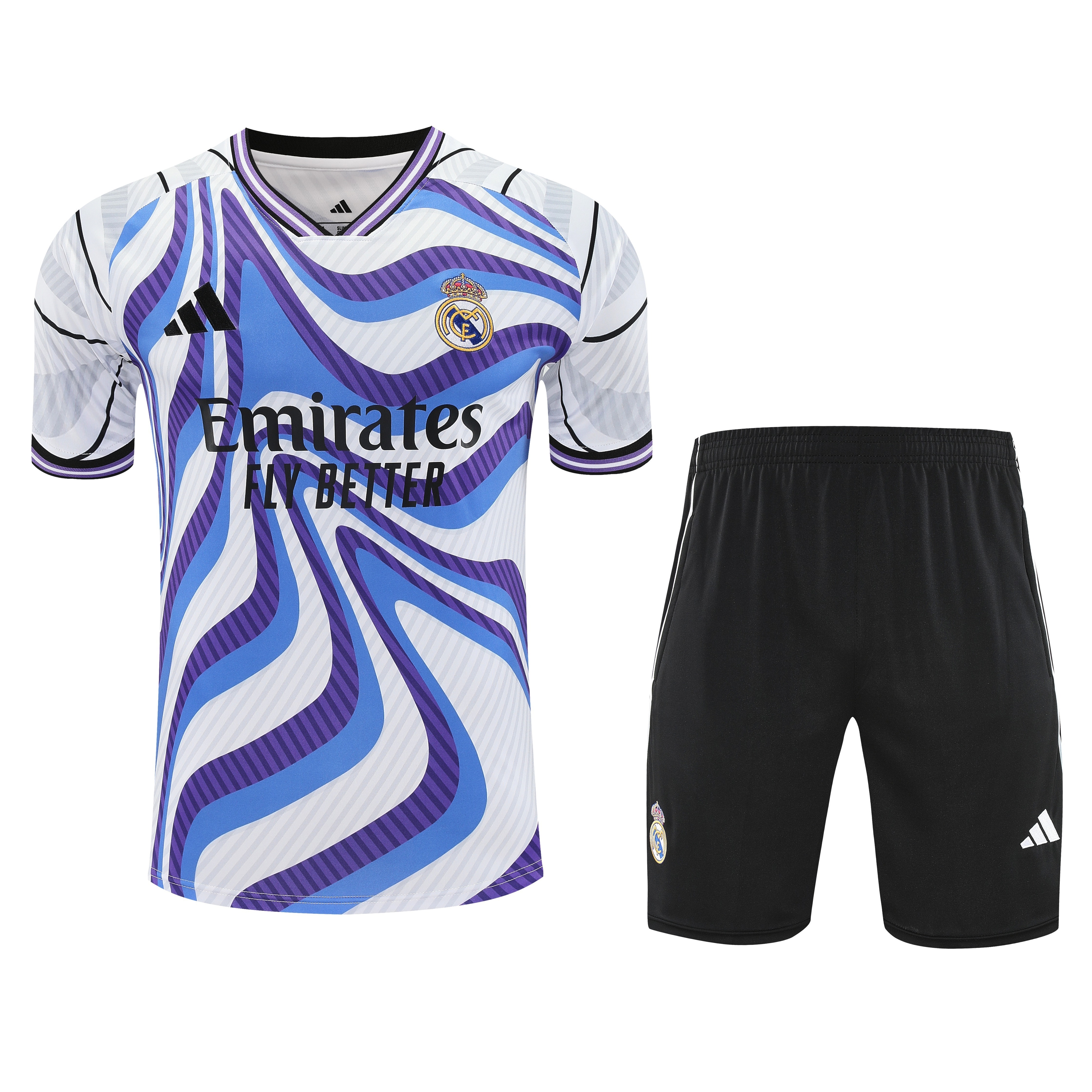 25/26 Real Madrid short sleeved Adults Training Kits