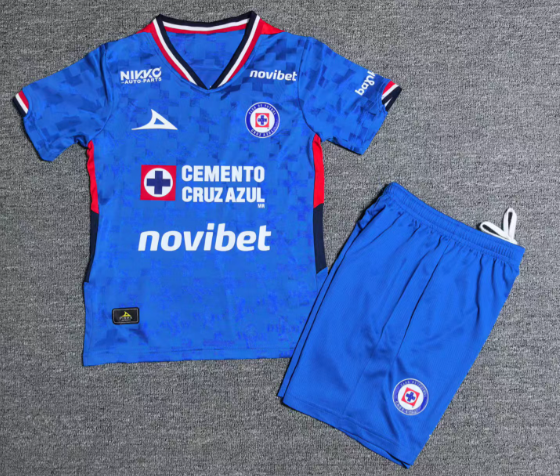 Kids kits 25/26 Cruz azul home