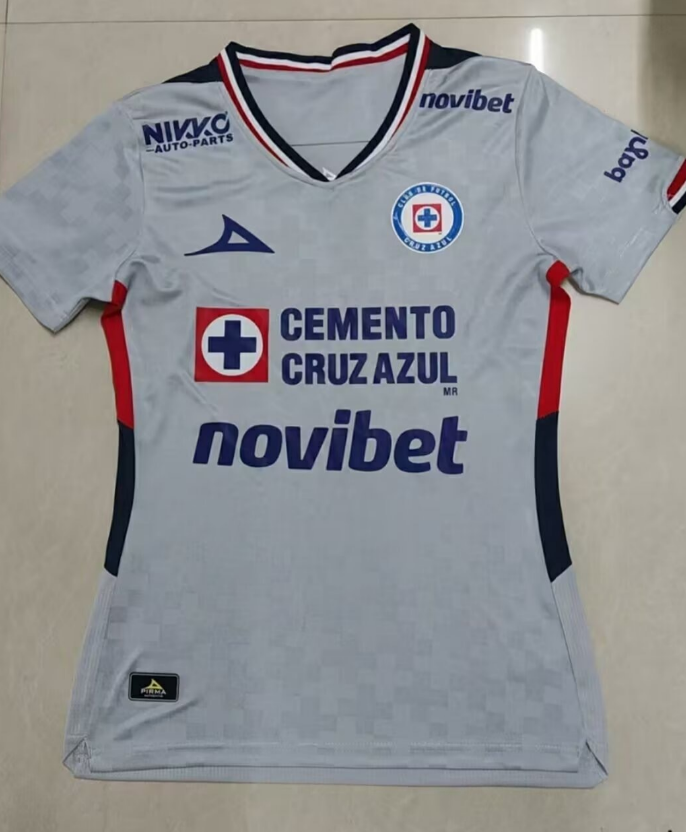Fans Version  25/26 Cruz azul away grey women