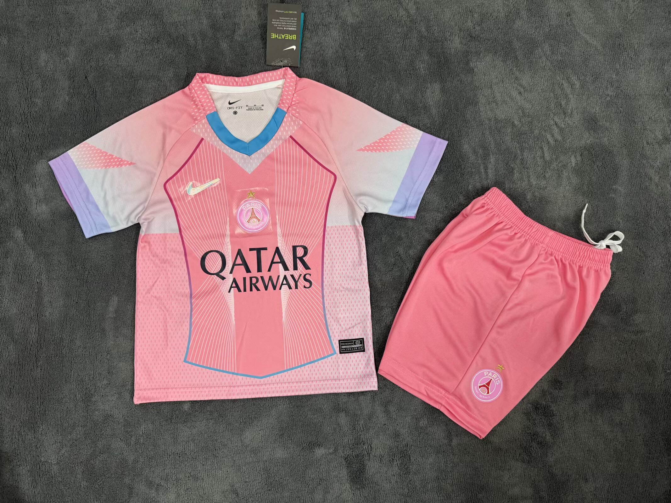  kids Kits 25/26 Paris Pink Special Edition