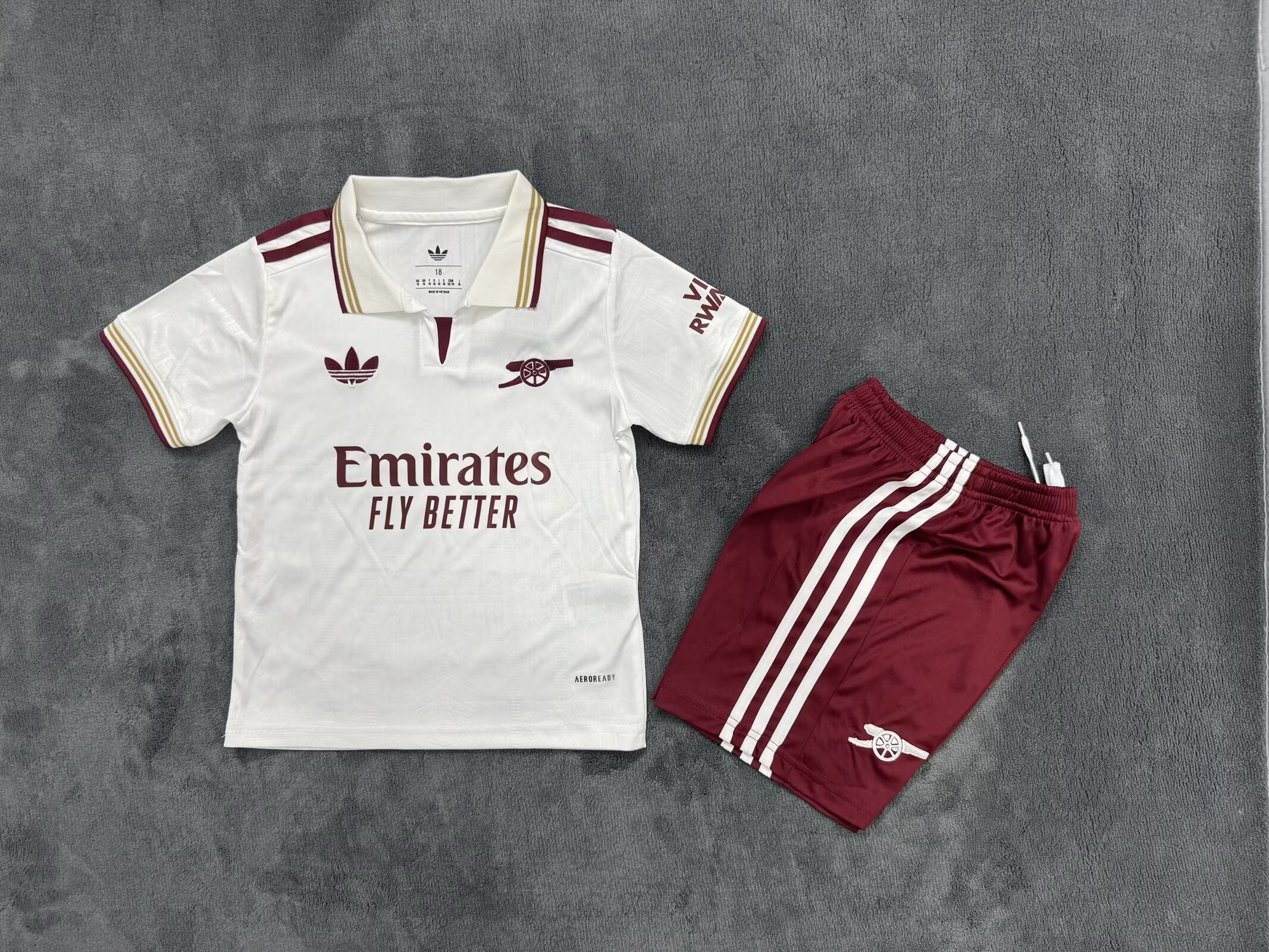  kids Kits 25/26 Arsenal second away