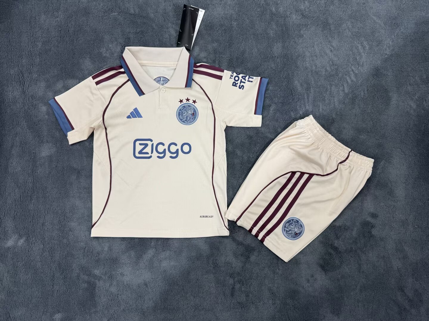  kids Kits 25/26 Ajax second away