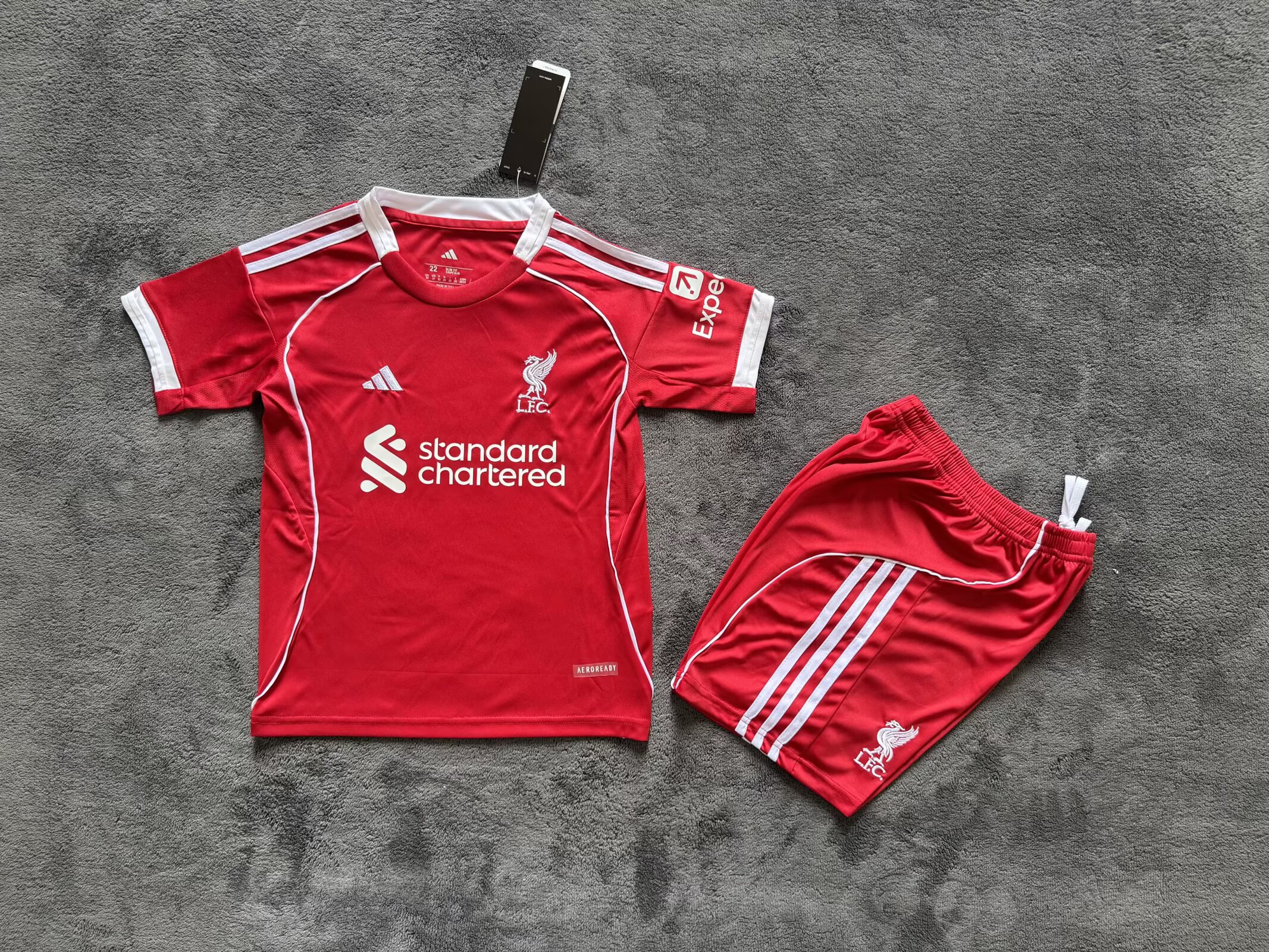  kids Kits 25/26 Liverpool home