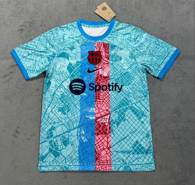 Fans Version 25/26 Barcelona Special Edition Lake Blue
