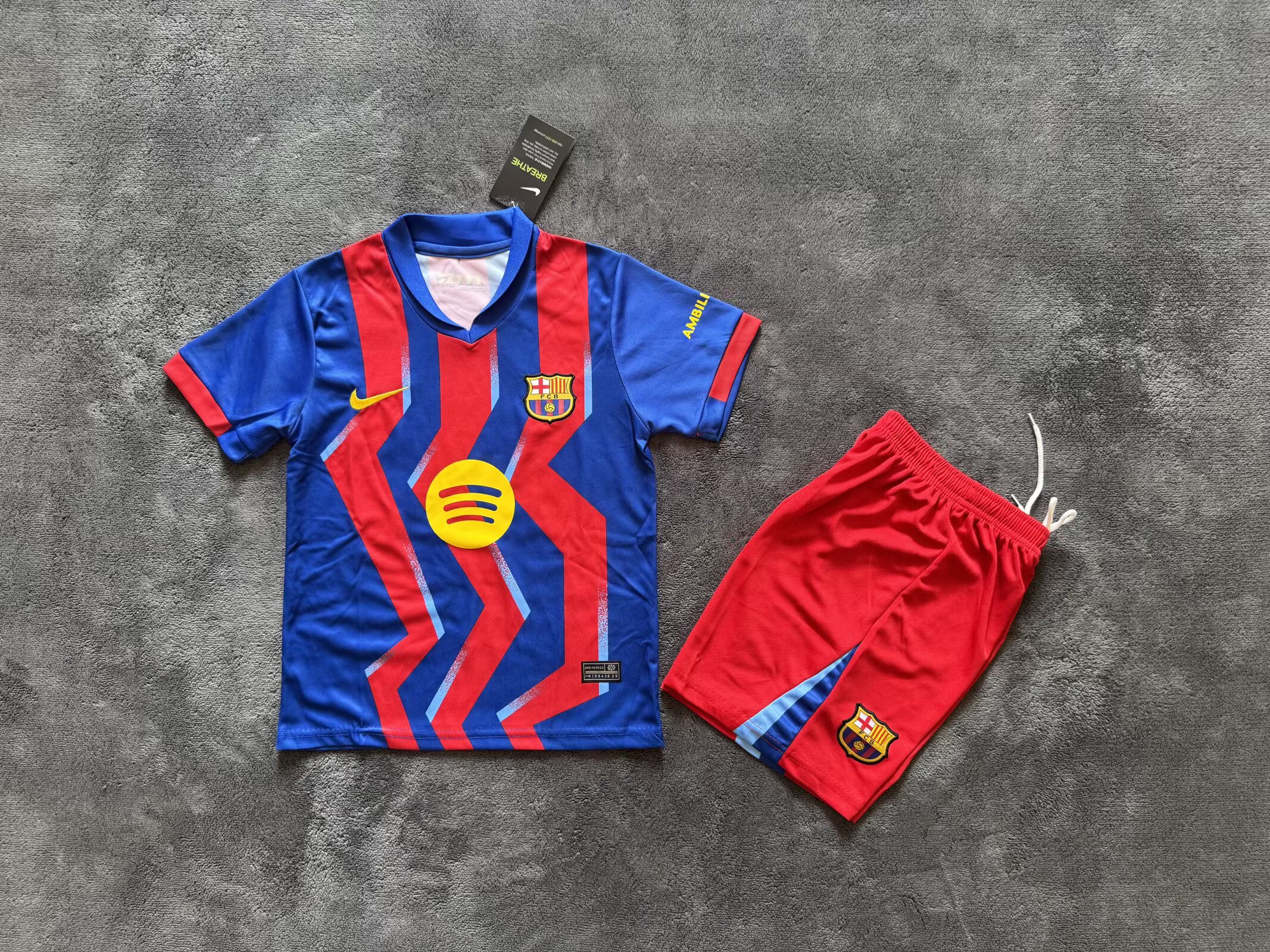  kids Kits 25/26 Barcelona Second away