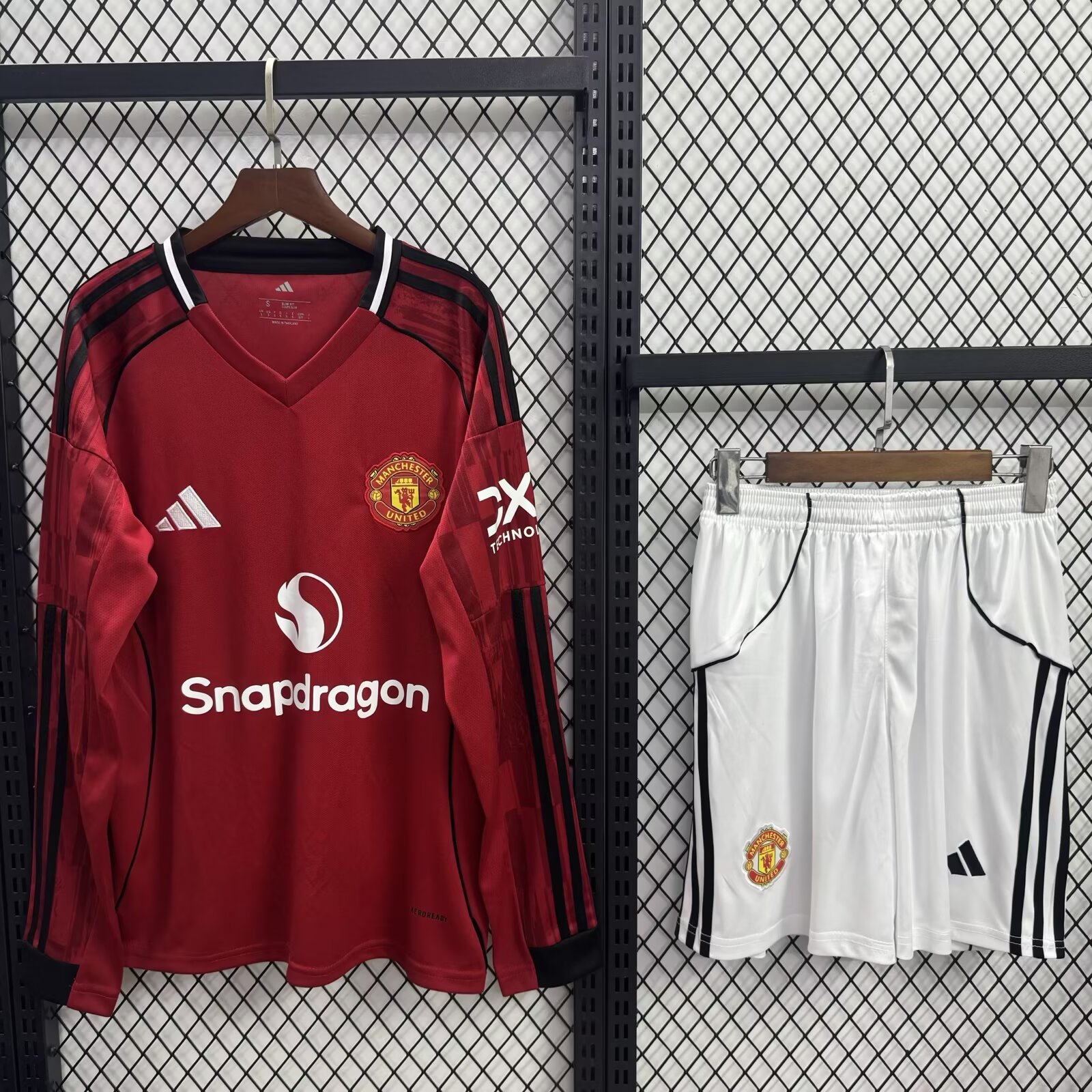  Adults kits 25/26 Manchester United home long-sleeved