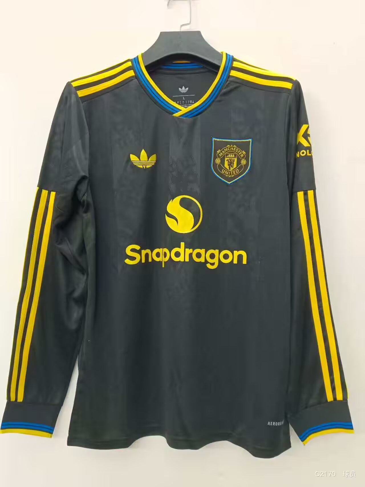 Fans Version 25/26 Manchester United second away long-sleeved