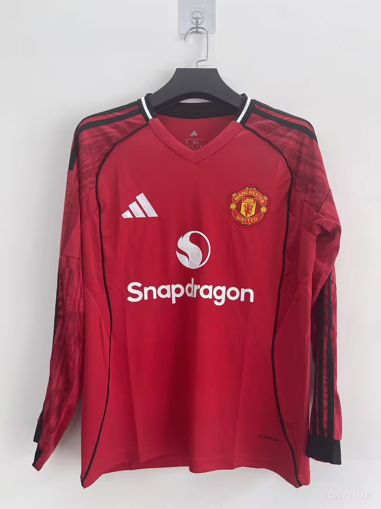 Fans Version 25/26 Manchester United home long-sleeved