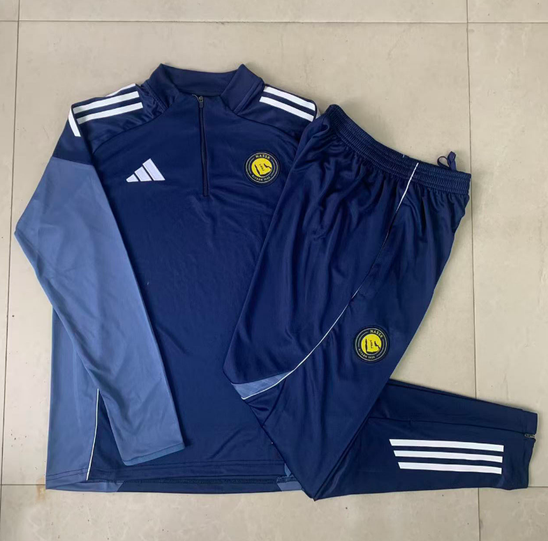 25/26 Half  Al-Nassr Royal Blue Tracksuit