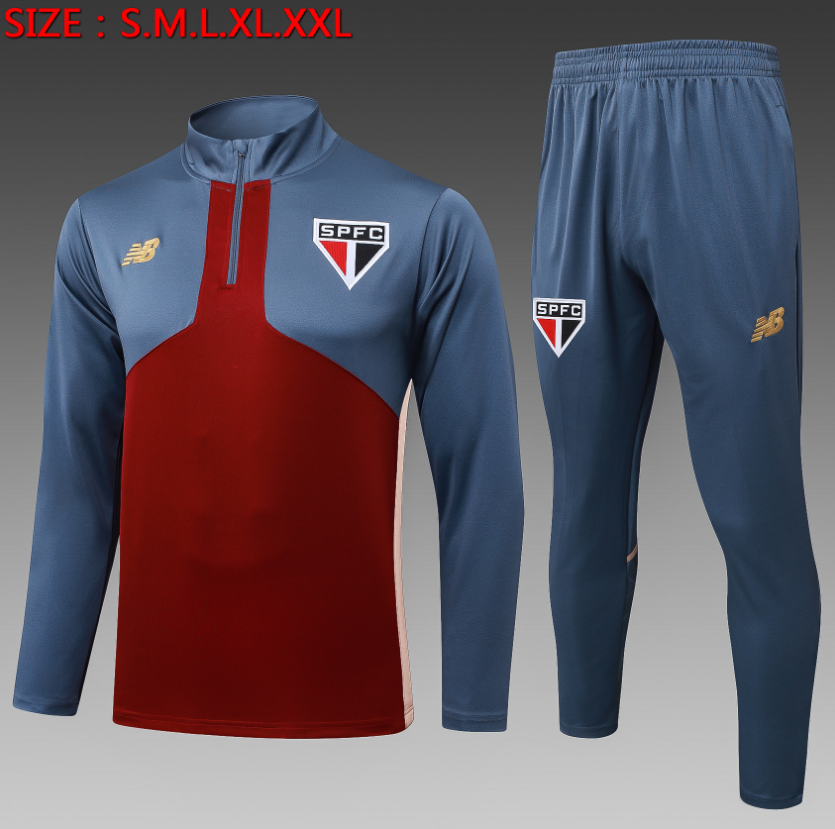 25/26 Half São Paulo date red Tracksuit