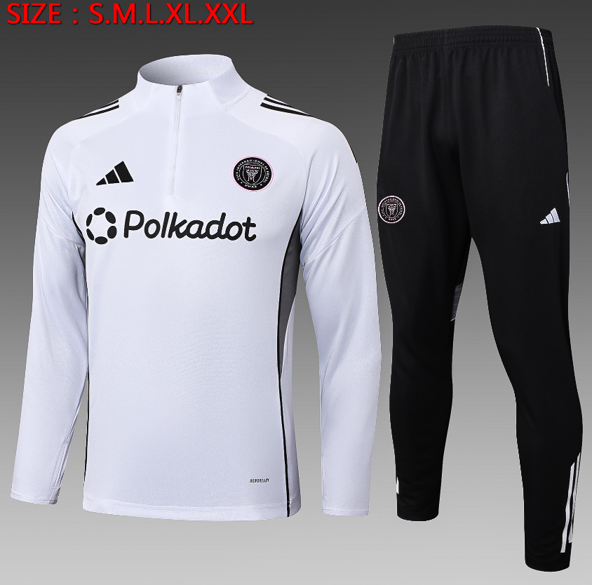 25/26 Half Miami White Tracksuit