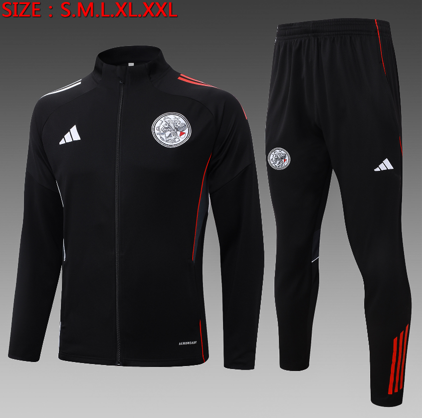25/26 Ajax Black Jackets sets