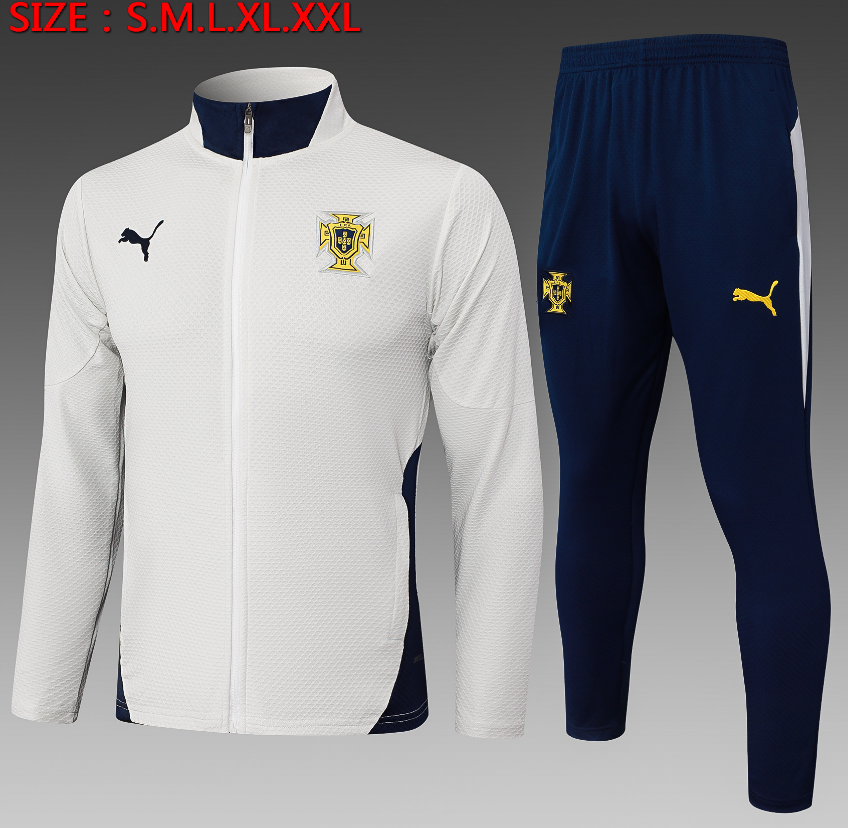 25/26 Portugal Rice White Jackets sets