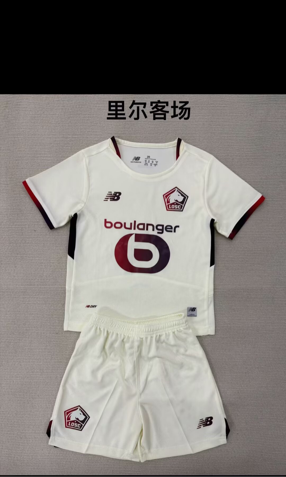  Adults kits 25/26 Lille away