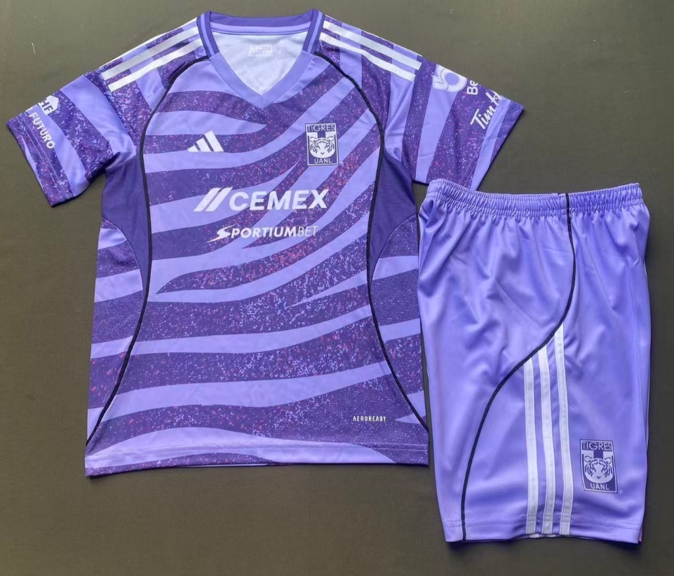  kids Kits 25/26 Purple Tiger Special Edition