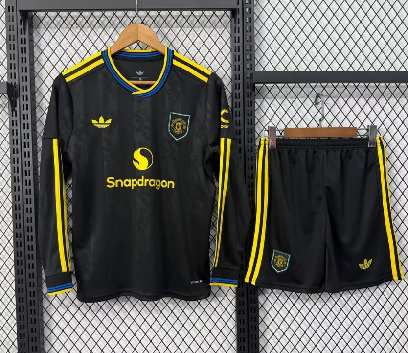 Adults kits 25/26 Manchester Unite Second away long-sleeved
