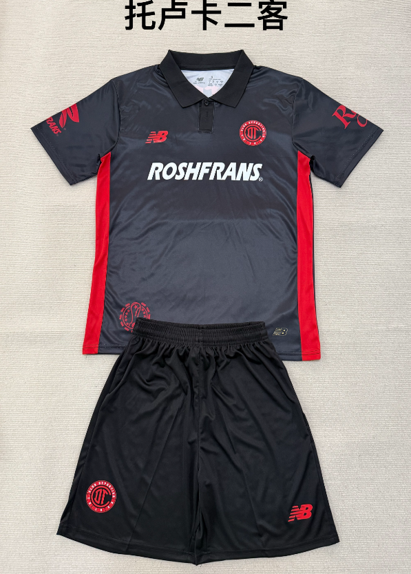 kids Kits 25/26 Toluca Second away