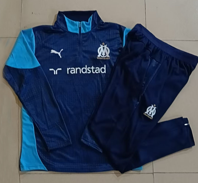 25/26 Half Marseille Blue Tracksuit
