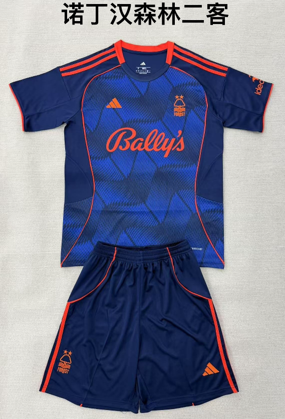 Adults kits 25/26 Nottingham Forest Second away