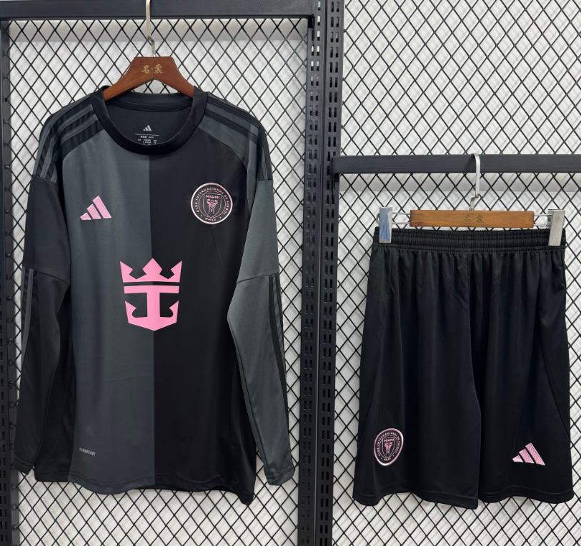  Adults kits 25/26 Miami away long-sleeved
