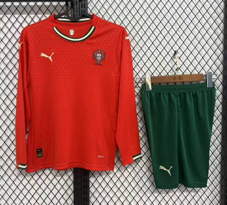  Adults kits 25/26 Portugal home long-sleeved