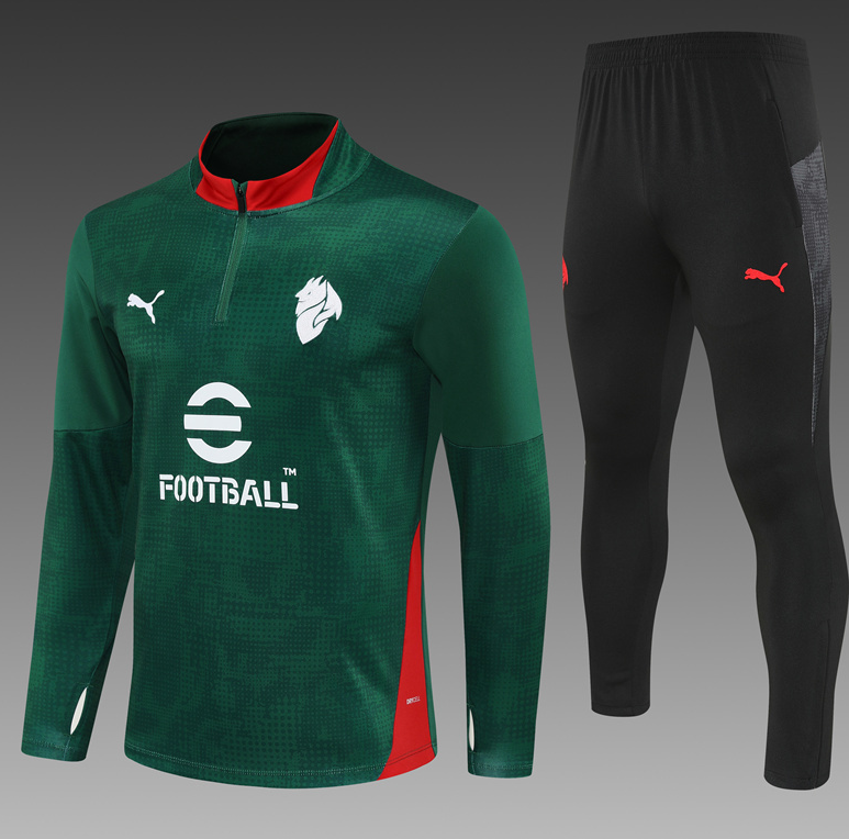 25/26 Half AC Green Camouflage Tracksuit