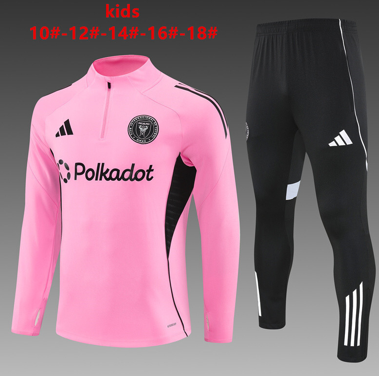 25/26 kid half Miami Pink Tracksuit