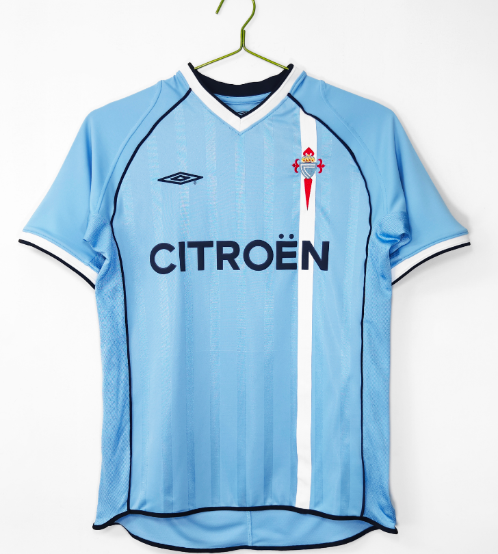 Retro 2001/02 season Celta Vigo home blue
