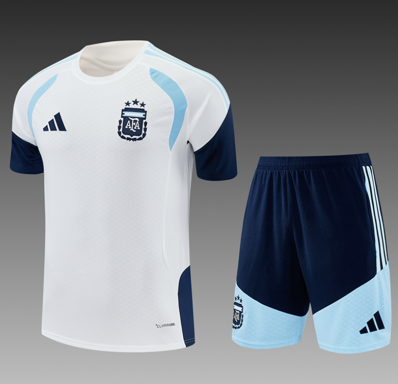 26/27 Argentina white Adults Training Kits