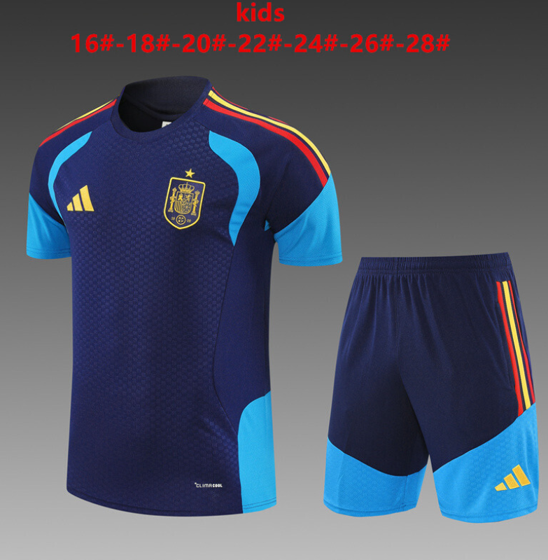 26/27 Spanish navy blue kids Training Kits