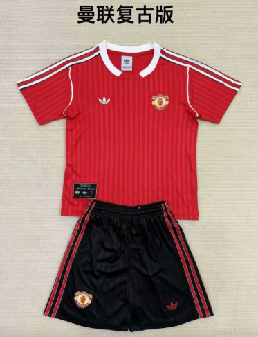 25/26Kids kits Manchester United Retro Edition 