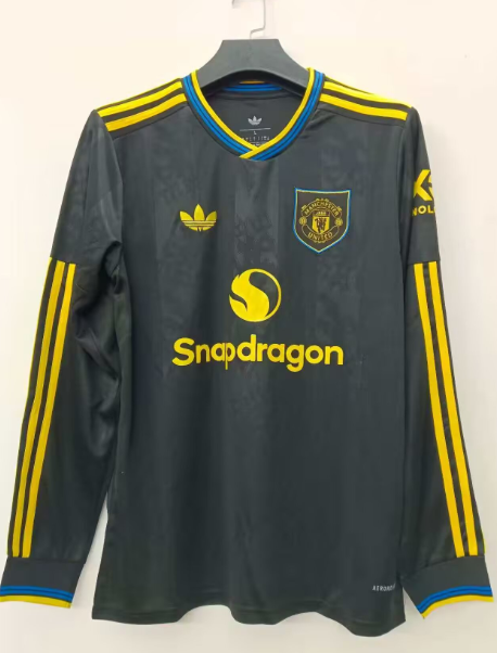 Fans Version 25/26 Manchester United second away long-sleeved