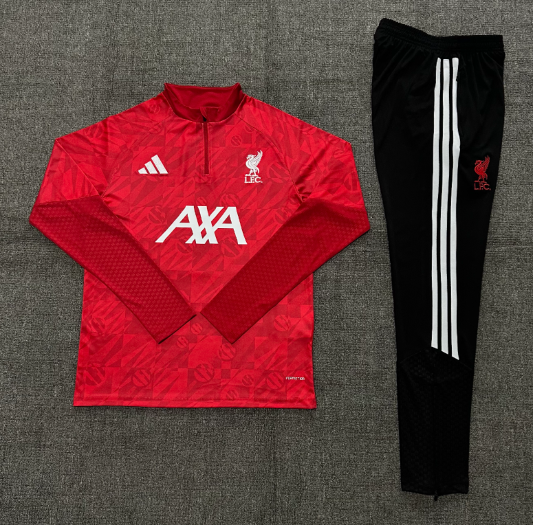 26/27 Kids Half Pull Liverpool Red [Camouflage] Tracksuit
