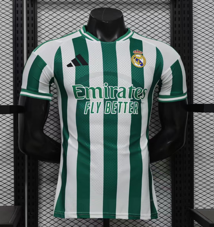 Player Version 2026 Real Madrid Special Edition - Green and White Stripes