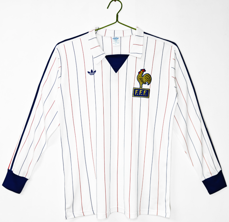 Retro 1980/82 France away 3B long sleeve