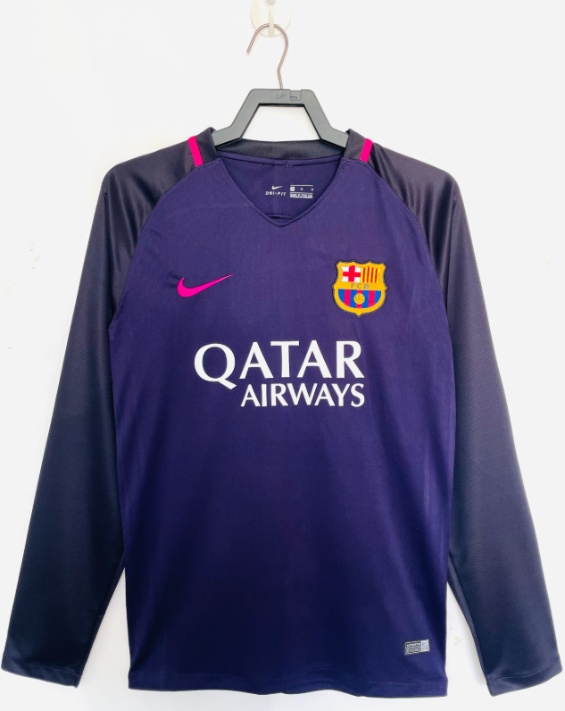 Retro 2016/17 Barcelona away long sleeve